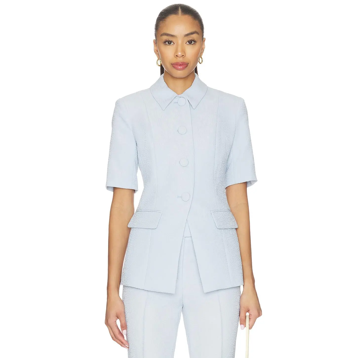 Veronica Beard Bodie Jacket in Blue Stream