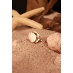 Sea Glass Ring - Elegant Design with Unique Sea Glass Accents, Ideal for Any Occasion