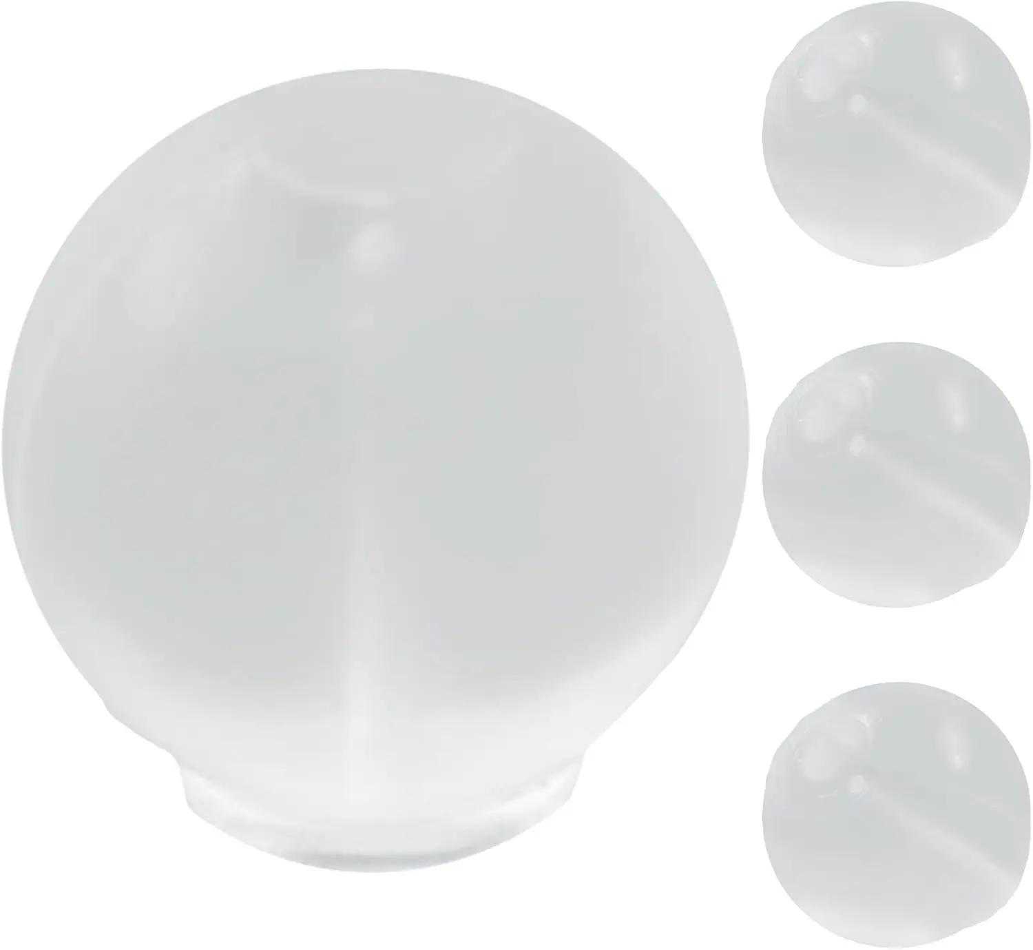50 Pcs Comfort Impenetrable Soft Safety Backs, Clear Rubber TPE Material Backs Fit with All Types of Earrings (6.5mm)