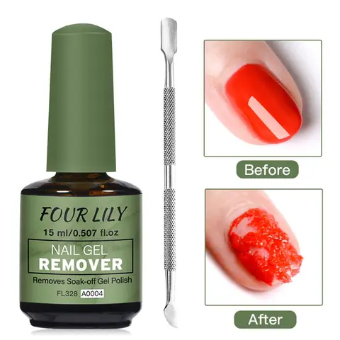 Nail Art Tool Set, 2pcs/set Nail Art Gel Nail Polish Remover & Nail Pusher Set, Soak-off Nail Art Gel Remover & Nail Tool, Nail Manicure Kit, Diy Manicure