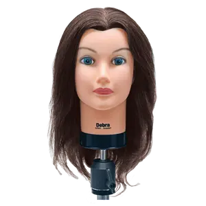 Celebrity Debra Cosmetology Human Hair Manikin D804