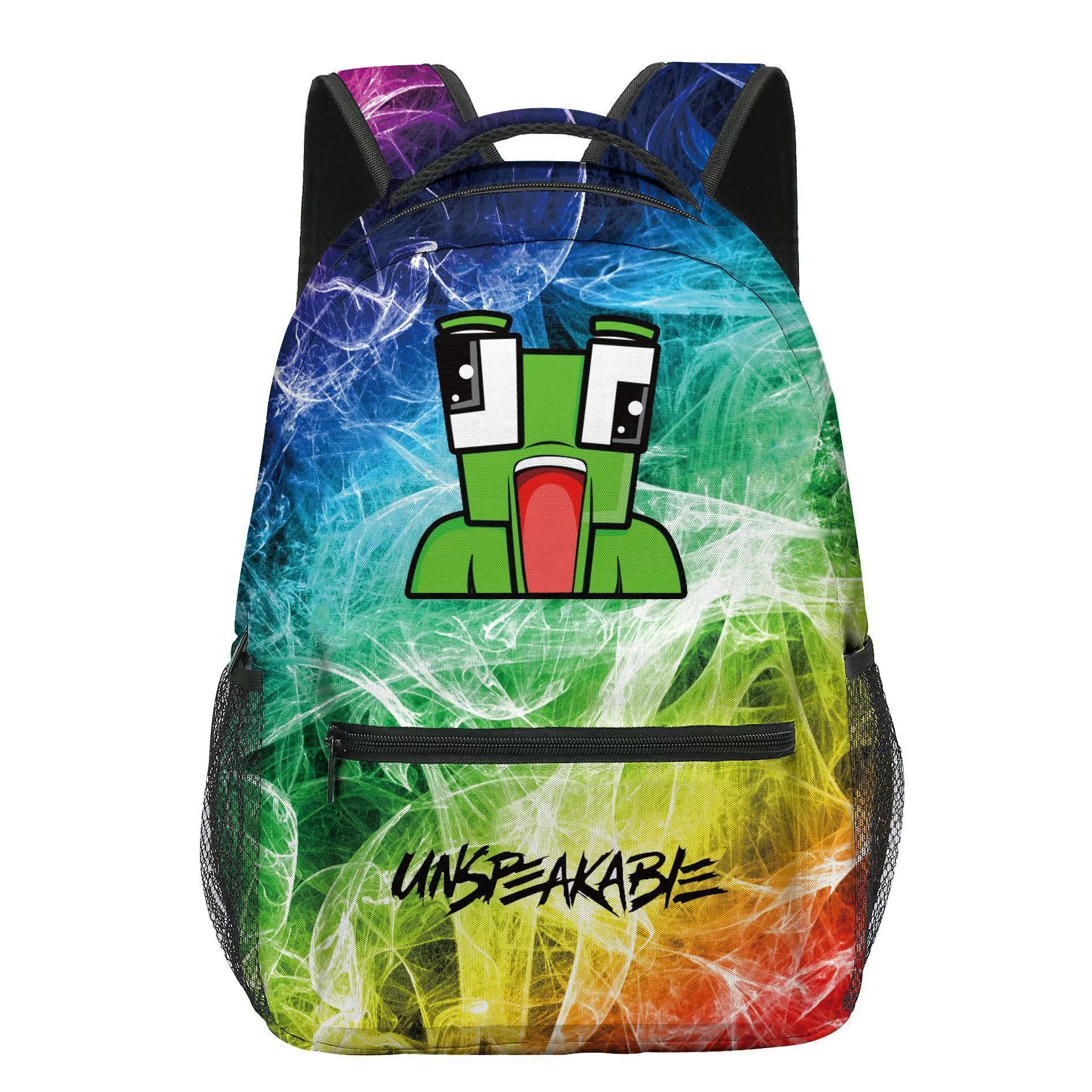 UNSPEAKABLE 12 Anime Backpack for WomenMenTeens, Day Packs Knapsacks Casual Backpacks Gift for Gym Travel Camping Outdoor Work Business