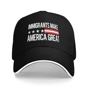 Immigrants Make America Great Hat FDT Resist Protest Golf Hats for Mens Women Dad Caps Adjustable Snapback beanie gorras para hombre dandy hats 31 thirty hats cowboy hats
