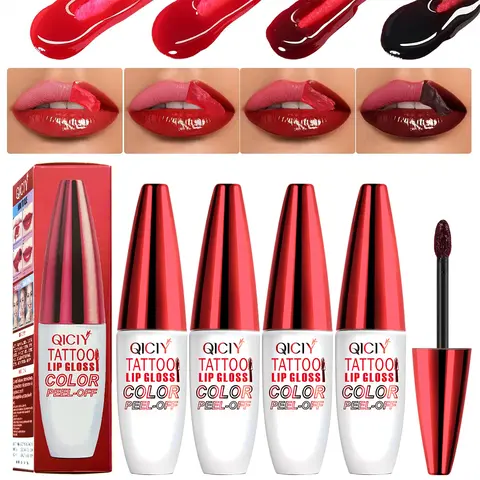 Tear lipstick, Korean lip gloss, natural moisturizing, not easy to fall out, multi-purpose lip and cheek tones, non-stick cup, lightweight, Valentine's Day color bright moisturizing makeup matte lip glaze moisturizing moisturizing Lip Care