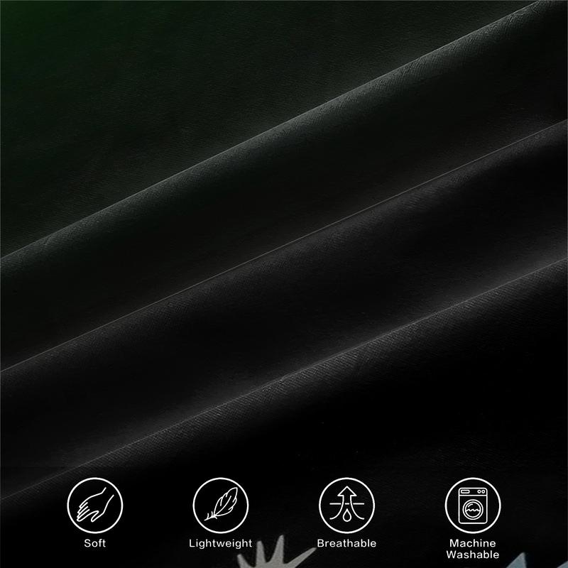 Rick and Morty Pattern Duvet Cover Set, Soft and Durable Bedroom Bedding Set for Kids and Teens, Includes 1 Duvet Cover and 1 or 2 Pillowcases