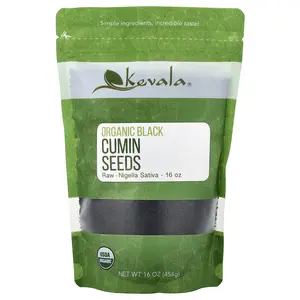 Kevala Organic Black Cumin Seeds, Raw, 16 oz (454 g)