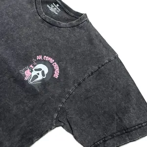 Cómo Chingas Acid wash shirt unisex graphic shirt