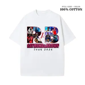 R&B Tour 2026 Shirt, Rhythm and Blues Music Graphic Tee, Vintage Concert Style T Shirt, Unisex Oversized Cotton Tee, Streetwear Aesthetic Top
