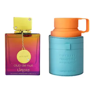 CLUB DE NUIT UNTOLD + ODYSSEY MANDARIN SKY --- 2 piece bundle Edp Sprays Edp Perfume Fragrance