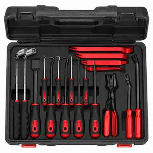 17PCS Auto Trim Removal Tool Kit, Car Door Panel Upholstery Clip Remover Tool Set for Automotive Interior Repair and Installation