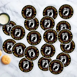 Stickers Pack 20 Pcs POW Car MIA Waterproof Skateboard Guitar Bike Colorful Luggage Bottle Water Laptop Bumper Vinyl Aesthetic