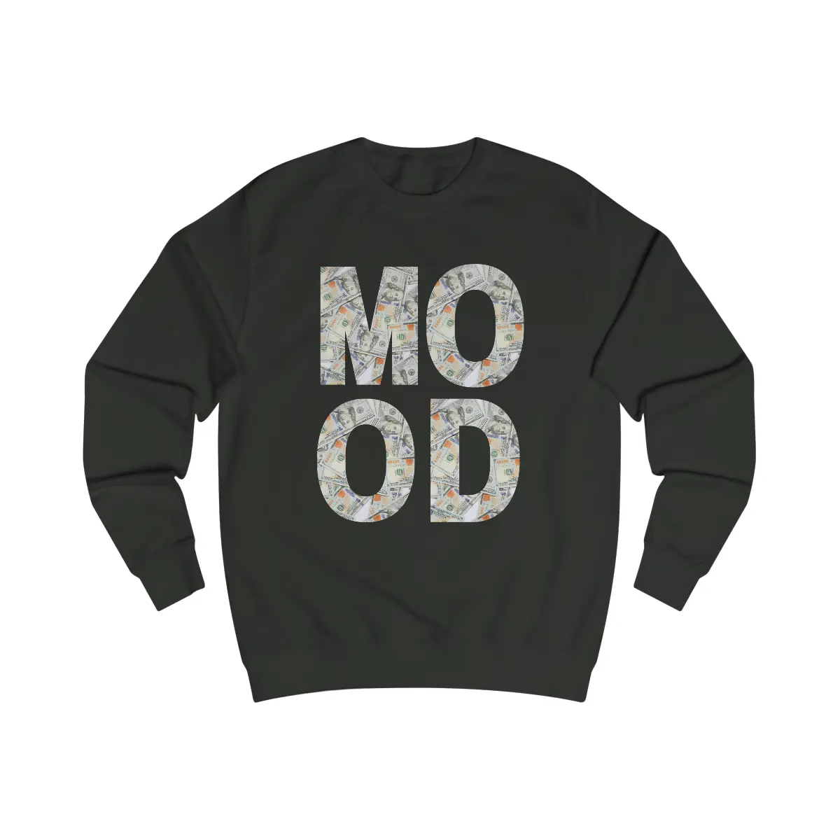 Get Rich Or Die Tryin - Dirty Hands Clean Money Mood Black Long Sleeve Unisex Sweater