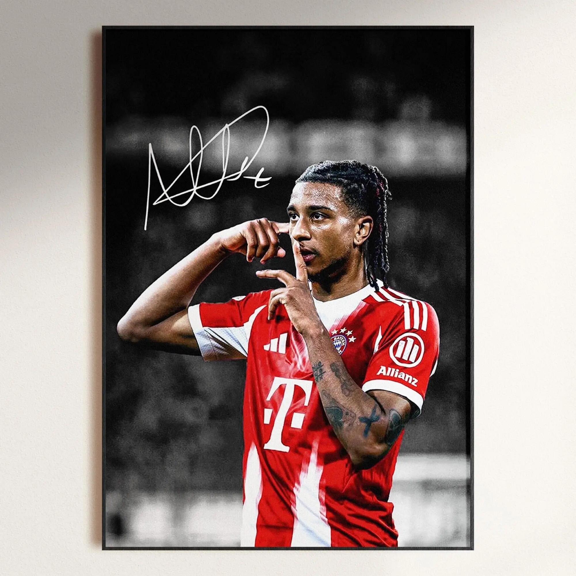 Michael Olise Poster Signed Football Poster, Soccer Decor Download( Unframed - Print Only )