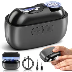 Electric Nail Clipper with LED Light, Automatic Nail Trimmer & Polisher, USB Rechargeable for Seniors, Kids and Adults, Black