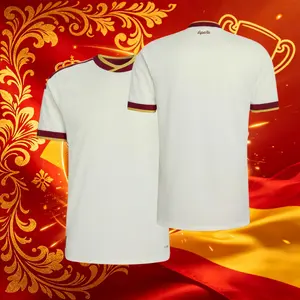 2026 Spain Home And Away Red And White 19# Lamine Yamal 20# Pedri Short And Long Sleeve Soccer Jersey Fans Version