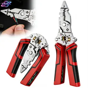 VORX 16-in-1 Wire Stripping Pliers, 2026 New Rechargeable Wire Strippers Tool with Voltage Tester&Alarms, Detectable 12-250V, Heavy-Duty Electrical Pliers&Wire Cutters–for Professional and Home Use