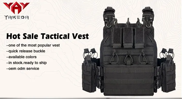 YAKEDA VT-6026-1 Quick Release Tactical Lightweight Molle Plate
