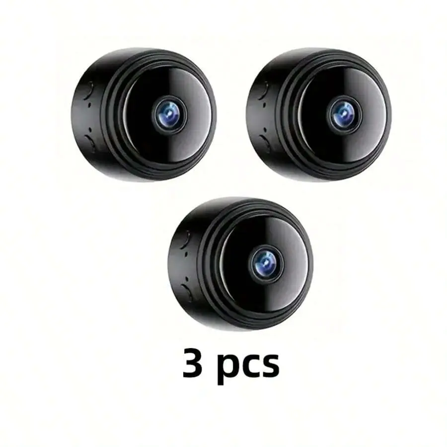 3-Pack A9 Portable Security Cameras, 2026 New 1080P HD Cameras, Motion Detection, and App Remote Viewing, Indoor/Outdoor Cameras for Family, Pet, and Nanny Monitoring