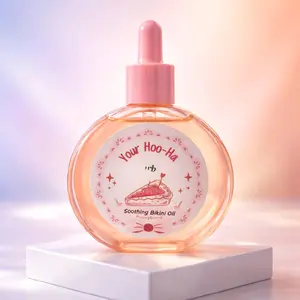 YOUR HOO HA Soothing Bikini Oil-CHERRY BOMB (Soothes, Reduces Ingrown Hair, Fights Odor), Olive Oil, MCT Oil, Cranberry Extract, Neem Oil, Cherry Oil by Wylow Beauty