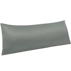 Satin Body Pillowcase with Hidden Zipper – Soft Cooling Long Body Pillow Cover for Hair & Skin, 20x54 Inches Matte Finish