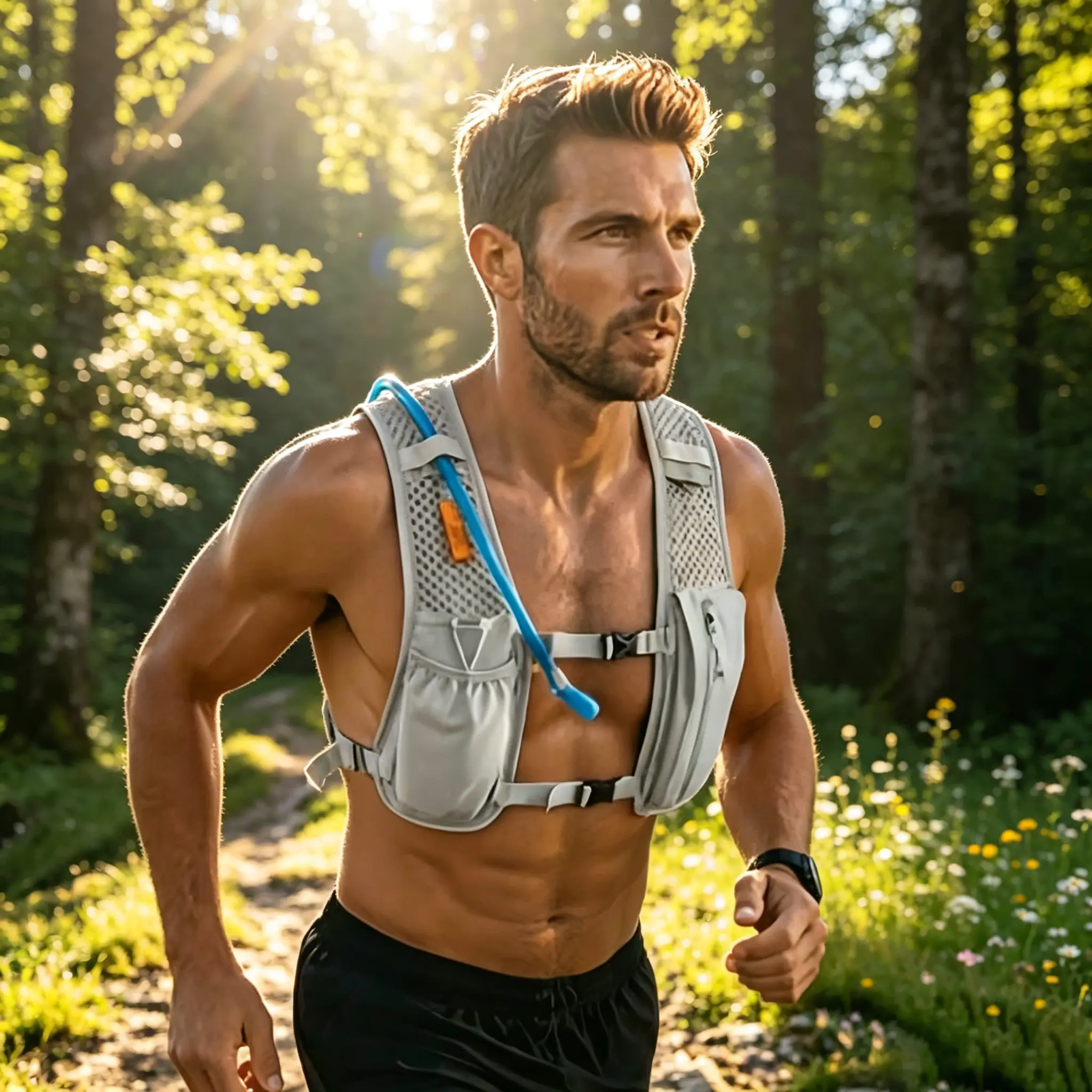 2026 New Ultralight Hydration Bag, Water Bottle, Marathon Race Vest, Backpack, Sports Shoulder Bag, Running Bag