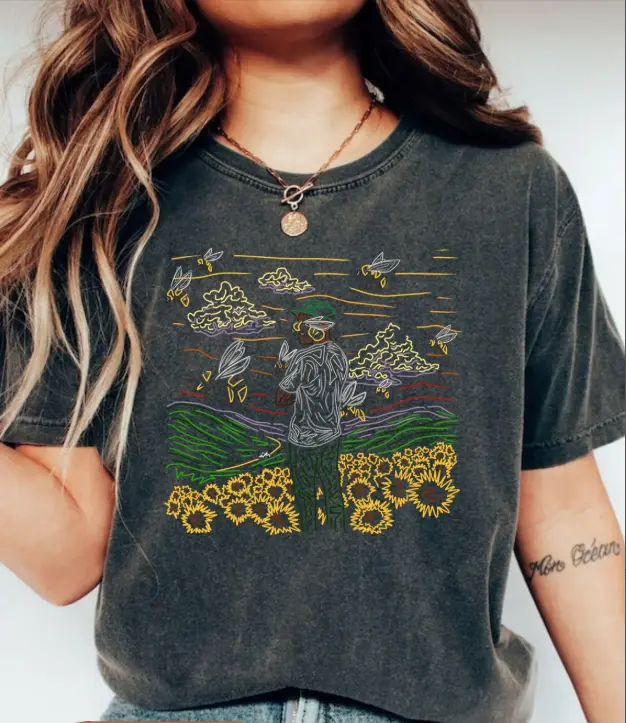 Comfort Colors Tyler Retro Vintage Tribute Tee – Alternative Rap Hip Hop Graphic Streetwear Fan Gift