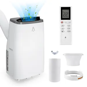 Fast Cooling 14000 BTU Portable AC Unit, Multi-function 3-in-1 Design, Low Noise & Timing Setting, Equipped with Window Installation Kit, Efficiently Cool Large Space Up to 750 Sq.Ft for Daily Home Living