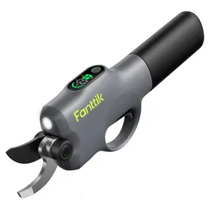 【FathersDayGift】Fanttik Y10 Pro Cordless Electric Pruning Shears with Brushless Motor, LED Display, 4-Level Safety System, USB-C Fast Charging, SK5 Steel Blade for Branch Trimming, SummerVibes