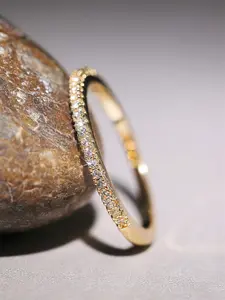 Elegant Women's Zircon Ring, Artificial Sparkling Zircon Inlay, Casual Alloy Jewelry Gift for Wedding Party, All Season Fashion Accessory, Simple Design for Her, Artificial Zircon Rings