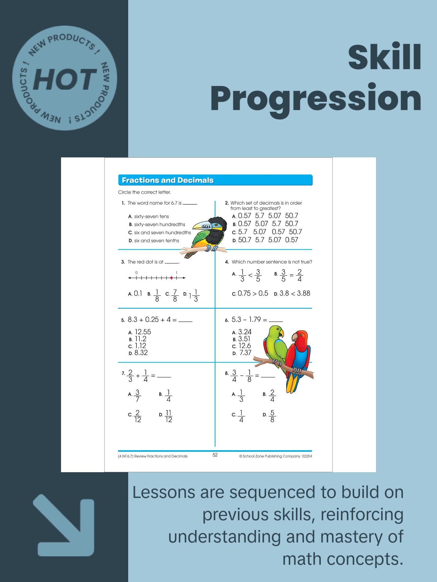 Math Basics Grade 4 Workbook