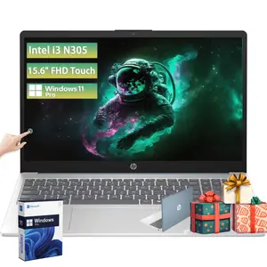 HP 15.6 Touchscreen Laptop Computer - Intel Core i3-N305, FHD Anti-Glare, up to 32GB RAM, 512GB SSD, Windows 11 Pro, Intel UHD Graphics, Copilot AI, Long Battery Life, Business Laptop for Work & Students