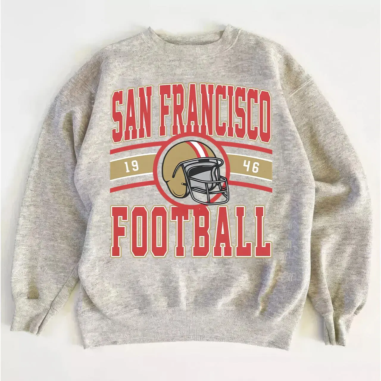 San Francisco Vintage Football Sweatshirt, Retro Crewneck Fan Gift Apparel