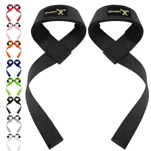 Lifting Straps for Weightlifting Gym Wrist Wraps with Extra Hand Grips Support