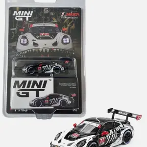 Mini GT 1:64 **LIMIT 2 PER CUSTOMER** Porsche 911 GT3 R #77 AO Racing 2025 IMSA Petit Le Mans