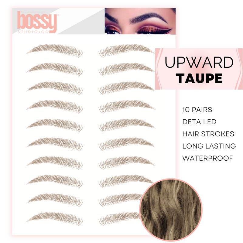 | Upward | Temporary Eyebrow Tattoos by Bossy Studio & Co