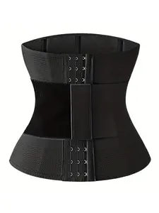 Women's Adjustable Waist Cincher Belt, High Compression Shapewear, Dual Layer Adhesive and Button Closure, Body Shaping Strap, Slimming Bra