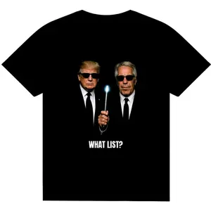 Donald Trump & Jeffrey Epstein 1997 Graphic Cotton T-Shirt Casual Streetwear Viral TikTok Style Trend Unisex Everyday Wear tiktok shop dealstrump and epstein tee