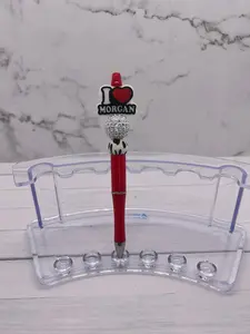 I Heart Morgan - Beaded Ballpoint Pen