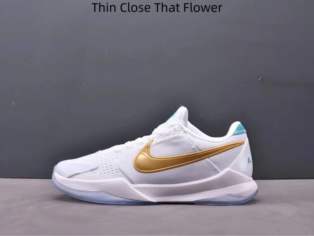 White Gold Cyan Contrast Professional Performance Basketball Footwear, Flexible Air-permeable Outer Shell, Anti-slip Outsoles For Indoor Contests And Weekend Pickup Games