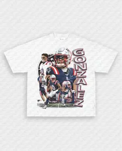 CHRISTIAN GONZALEZ V3 TEE, Retro Football Shirt ,Football Shirt Christmas Gift Unisex, Football 90s Vintage Fan Gift,football American Graphic Vintage, Gift For women And Man Unisex T-shirt