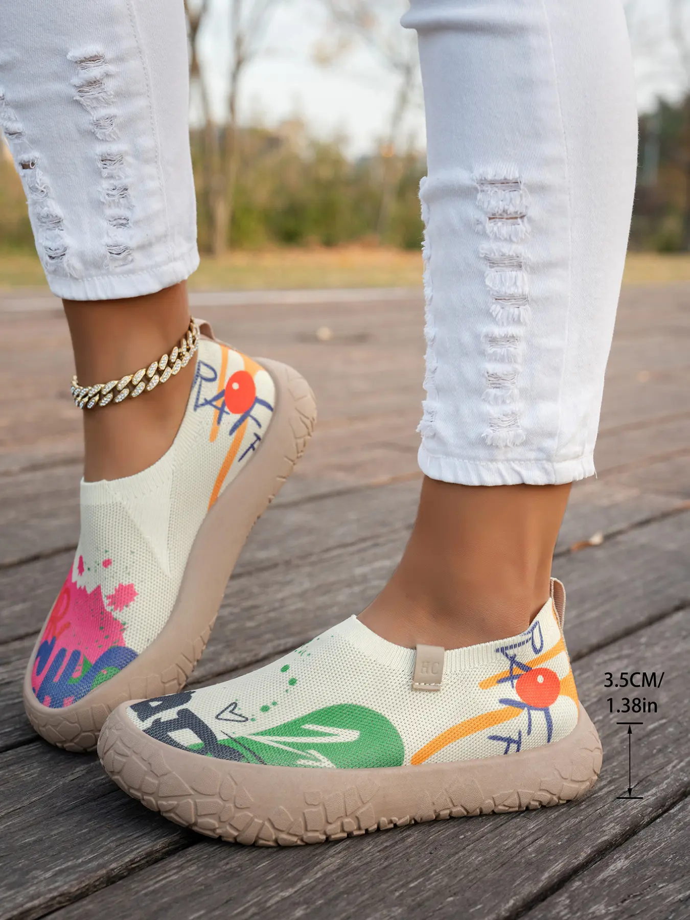 Women's Height Increasing Breathable Slip-On Comfort Mesh Lightweight Walking Shoes, Soft Soled Shoes, Soft Sole Casual Sports Sneakers, Ladies Fashion Footwear, Lightweight Comfy Shoes, Height Increase