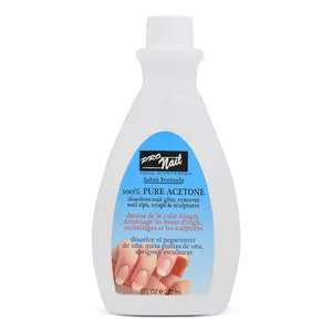 PRO NAIL 100% Pure Acetone Nail Polish Remover - Professional Strength for Acrylic Nails