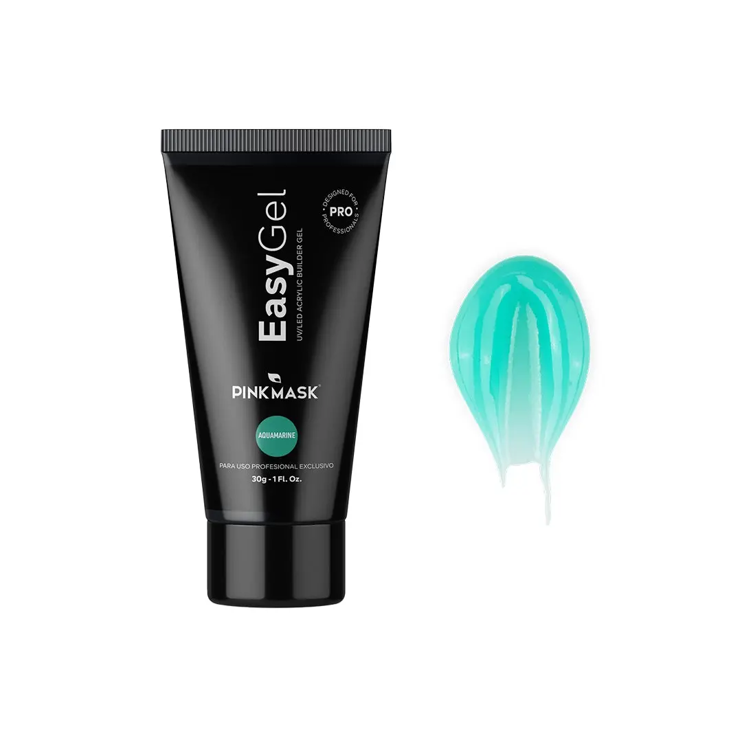 Hema-Free Easy Gel Polygel - 1 oz Soak-Off UV/LED Builder Gel, Durable Flexible Extension & Overlay Polish for Nail Art, Acrylic Alternative, Cruelty-Free, Odorless, Cosmetic for Everyday Use (Flawless French & Pink Mask Compatible)