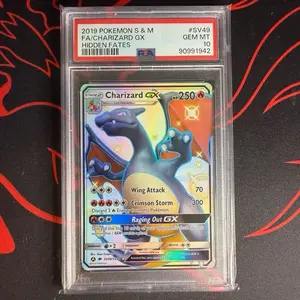 Charizard GX SV49 Hidden Fates PSA10 Pokemon TCG