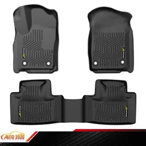 TPE Floor Mats Liner 3D Molded All Weather Fits 2016-2023 Dodge Durango Cherokee