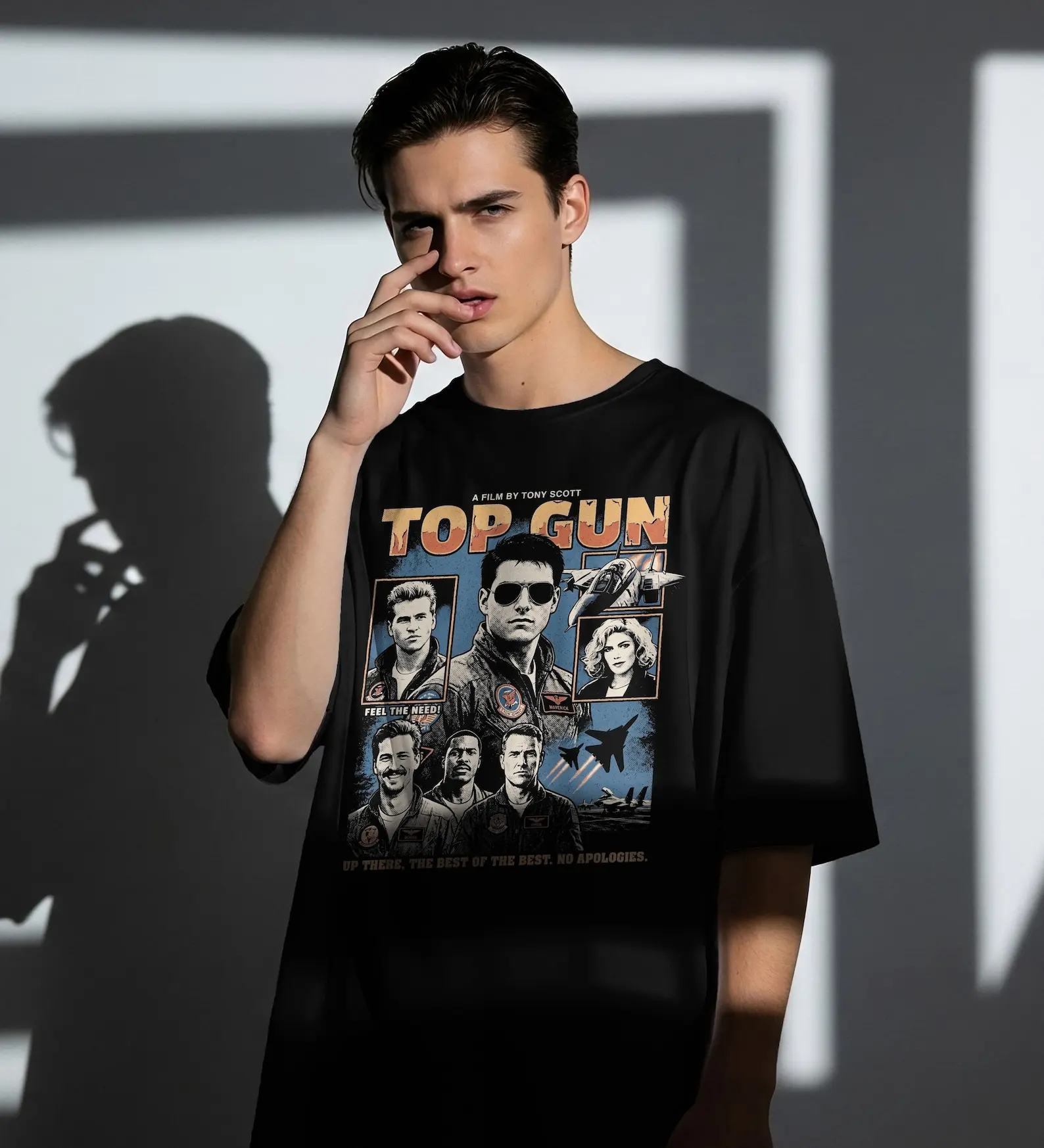 Top Gun 40th Anniversary Shirt, Vintage 1986 Graphic Tee, Maverick Iceman Goose Fan Gift