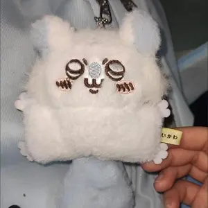 Chiikawa Anime Momonga Plush Doll Kawaii Hachiware Usagi Backpack Car Pendant Decoration Grab Machine Dolls Children Toy Gift