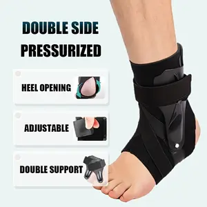 1pc Adjustable Ankle Stabilizer Brace, Dual-Sided Reinforced Support Plate,Breathable Lightweight Ankle support device, Sport Ankle Guard for Football, Basketball, Volleyball, Comfort-Fit Athletic Support Gear for Sports & Daily Mobility.