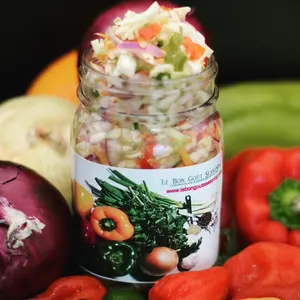 Le Bon Gout Seasoning Organic Haitian Pikliz Spicy Pickled Vegetable Condiment Low Sodium Gluten Free Vegan Friendly Caribbean Flavor Healthy Spice