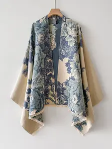 Random Pattern Scarf for Women & Girls, Fashionable Printed Headscarf, Floral Print Scarf, Perfect Birthday Gift, Stylish All-Match Design